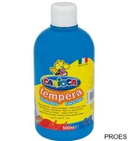 Farba tempera 500 ml, niebieska jasna CARIOCA 170-2360/170-2664