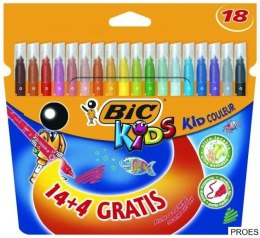 Flamastry BIC Kids Kid Couleur 14+4szt, 937510