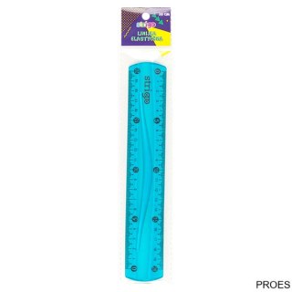 Linijka elastyczna 20cm niebieska SSC013 STRIGO