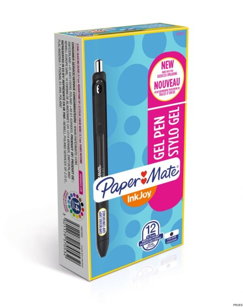 Pióro żelowe INKJOY GEL 0.7mm czarny 1957053 PAPER MATE Pióro żelowe INKJOY GEL 0.7mm czarny 1957053 PAPER MATE