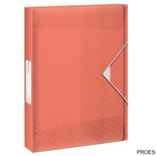 Teczka z gumką Esselte ColourIce, poszerzana, brzoskwiniowy, , 626263