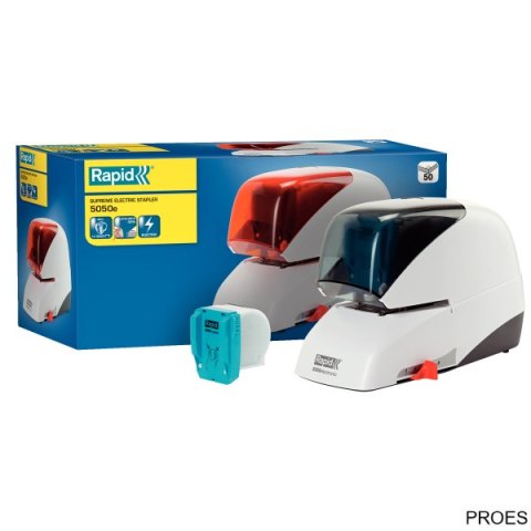 Zszywacz elektryczny Supreme 5050e czarny 50 kartek RAPID 20993212 (X) Zszywacz elektryczny Supreme 5050e czarny 50 kartek RAPID 20993212 (X)