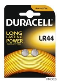 Bateria alkaliczna LR44 B2 (2szt.) DURACELL 4570114