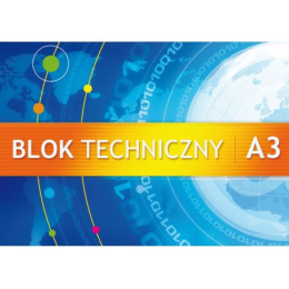 Blok techechniczny A3 10k 250g