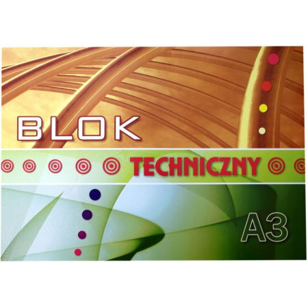 Blok techniczny A3 10k KRESKA