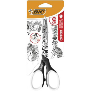 Nożyczki BIC Comfort 16cm Decor Blister 1szt, 9262822