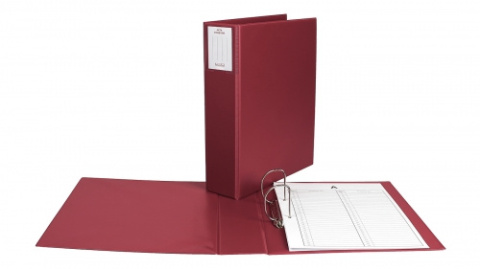 Segregator do akt osob. 6,5 cm 2r/d52 bordo TD-16-07 BIURFOL
