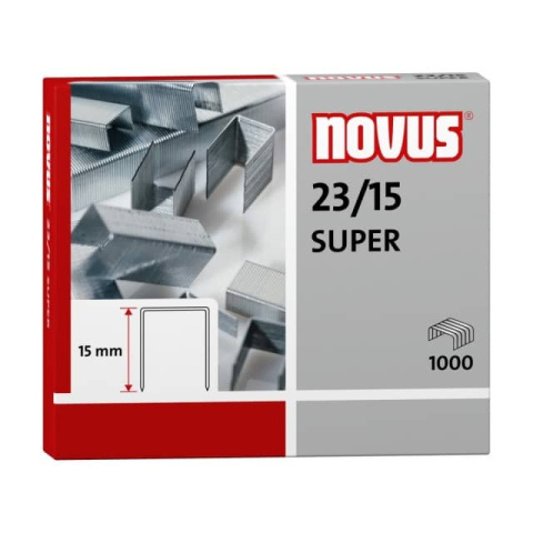 Zszywki 23/15 SUPER 1000 NOVUS 042-0044 NO