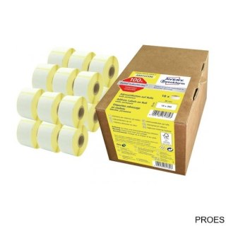 Etykiety adresowe termiczne 36 x 89 mm 18 rolek Avery Zweckform AS0722390