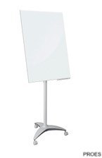 FLIPCHART SUCHOŚCIERALNO-MAGNETYCZNY szklany TFSZ 2X3 Biały