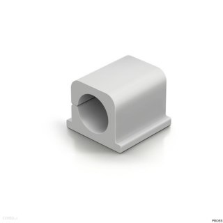 Klips samoprzylepny na 2 kable(4)szary 504310 CAVOLINE CLIP PRO DURABLE