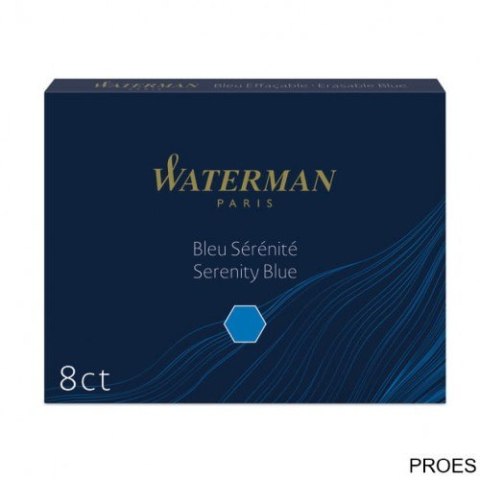 Naboje standard WATERMAN (8szt.) niebieski floryda, S0110860