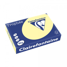 Papier xero A4 80g TROPHEE kanarkowy XCA41977 CLAIREFONTAINE (X)