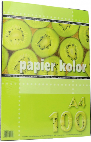 Papier xero A4 czarny (100 arkuszy) KRESKA