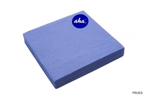 Serwetki AHA niebieskie/granatowe 33x33cm, 20sztuk Serwetki AHA niebieskie/granatowe 33x33cm, 20sztuk
