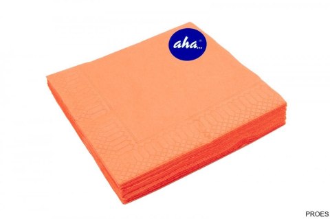 Serwetki AHA pomarańczowe 33x33cm, 20sztuk Serwetki AHA pomarańczowe 33x33cm, 20sztuk
