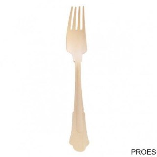 Widelec drewniany 100 szt. 16,5 cm 39012