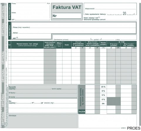 142-2N/E Faktura VAT 2/3 A4(br) brutto)MICHALCZYK I PROKOP 142-2N/E Faktura VAT 2/3 A4(br) brutto)MICHALCZYK I PROKOP