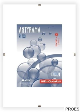 Antyrama plexi B1 70x100cm MEMOBOARDS ANP70x100 MAN070100-46
