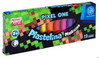 Plastelina Pixel One 12 kolorów ASTRA, 303221005