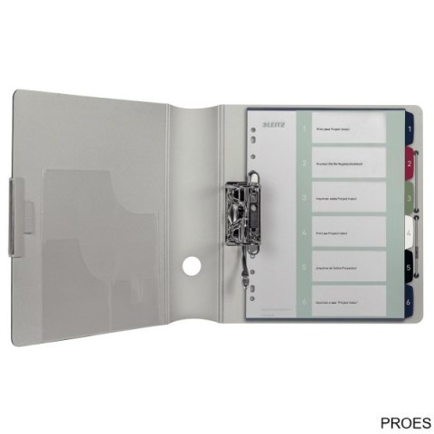 Przekładki plast. do nadruku tekstu na kartę, Leitz Style, 1-6 12360000 (X) Przekładki plast. do nadruku tekstu na kartę, Leitz Style, 1-6 12360000 (X)
