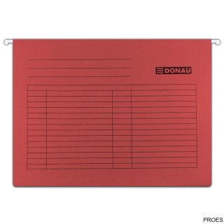 Teczka zawieszkowa czerwona 7410905-04 DONAU 230g