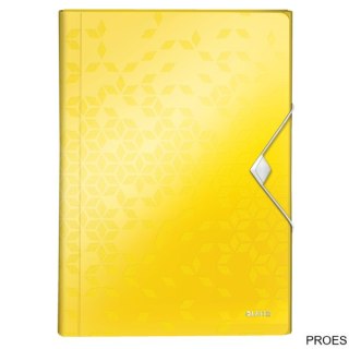 Teczka z 6 przegródkami PP Leitz WOW, żółta 45890016 -a