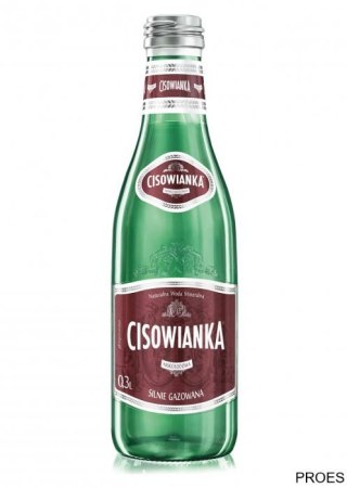 Woda CISOWIANKA 0.3l Silny Gaz szkło