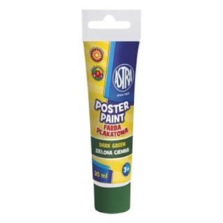 Farba plakatowa Astra tuba 30 ml - ciemna zieleń, 83110906