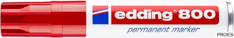 Marker E-800 EDDING czerwony końcówka ścięta 12 mm (X) Marker E-800 EDDING czerwony końcówka ścięta 12 mm (X)