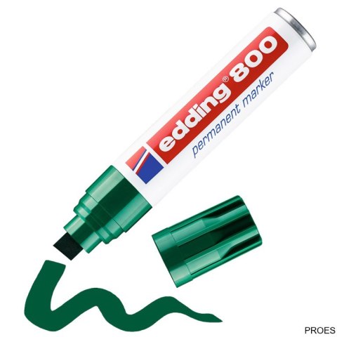 Marker E-800 EDDING zielony końcówka ścięta Marker E-800 EDDING zielony końcówka ścięta