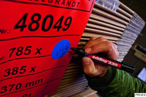 Marker EDDING permanentny ścięta końcówka 1-5mm żółty 330/005/z ed Marker EDDING permanentny ścięta końcówka 1-5mm żółty 330/005/z ed