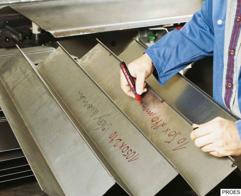 Marker EDDING permanentny ścięta końcówka 1-5mm żółty 330/005/z ed Marker EDDING permanentny ścięta końcówka 1-5mm żółty 330/005/z ed