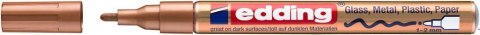Marker lak.1-2mm 751-55 miedziany EDDING Marker lak.1-2mm 751-55 miedziany EDDING