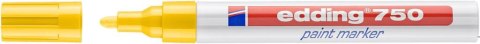 Marker lak.2-4mm 750 żółty EDDING końcówka okrągła Marker lak.2-4mm 750 żółty EDDING końcówka okrągła