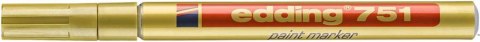 Marker lakierowy 1-2mm 751 złoty EDD Marker lakierowy 1-2mm 751 złoty EDD