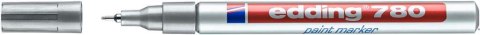 Marker olej.780 0.8mm srebr.EDIN EDDING końcówka okrągła Marker olej.780 0.8mm srebr.EDIN EDDING końcówka okrągła