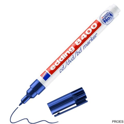 Marker EDDING 8400 do CD niebieski (X) Marker EDDING 8400 do CD niebieski (X)