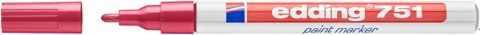 Marker lakierowy 1-2mm 751 czerwony EDDING końcówka okrągła Marker lakierowy 1-2mm 751 czerwony EDDING końcówka okrągła