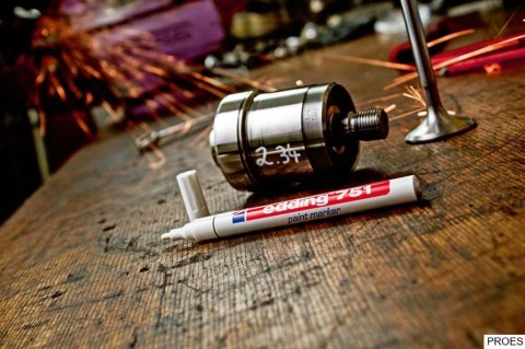Marker lakierowy 1-2mm 751 zielony EDDING końcówka okrągła Marker lakierowy 1-2mm 751 zielony EDDING końcówka okrągła