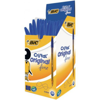 Długopis BIC Cristal Original Fine niebieski, 872730