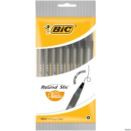 Długopis BIC Round Stic Classic czarny, blister 8szt, 928498