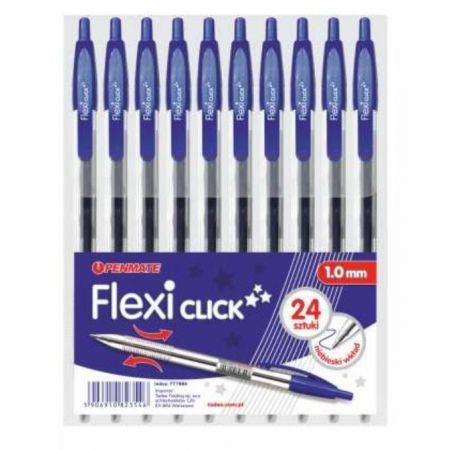 Długopis FLEXI CLICK niebieski TT7984 Długopis FLEXI CLICK niebieski TT7984