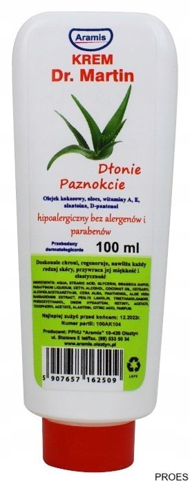Krem do rąk ARAMIS 100ml aloesowy