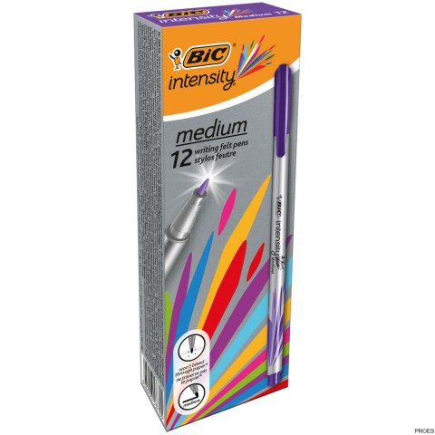 Cienkopis BIC Intensity Medium fioletowy, 964782