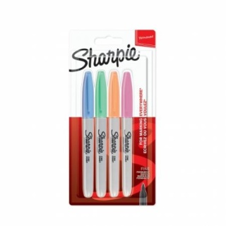 Markery permanentny SHARPIE FINE PASTEL 4szt.-zestaw 2065402