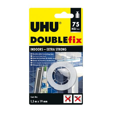 Taśma montażowa dwustronna 19mm x1.5m UHU U44855