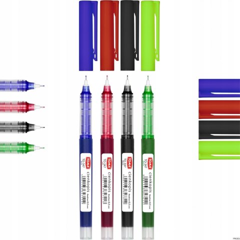 Cienkopisy kapilarne, końcówka 0,5mm, komplet 4 kolory TO-347-4 Toma Cienkopisy kapilarne, końcówka 0,5mm, komplet 4 kolory TO-347-4 Toma