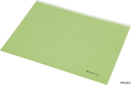 Koperta A4 na suwak C4604 zielona 0410-0039-04 Panta Plast