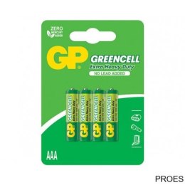 Bateria GREENCELL 24G-U4 1,5V (4) R03 chlorkowo-cynkowa GP (AAA)